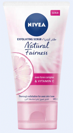 نيفيا للتفتيح الطبيعي مقشر لللبشرة 100مل